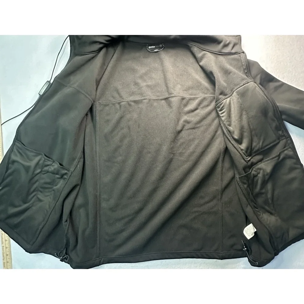 Swiss Tech Men's Jacket Black Size 2x Full Zip Long Sleeve Pockets